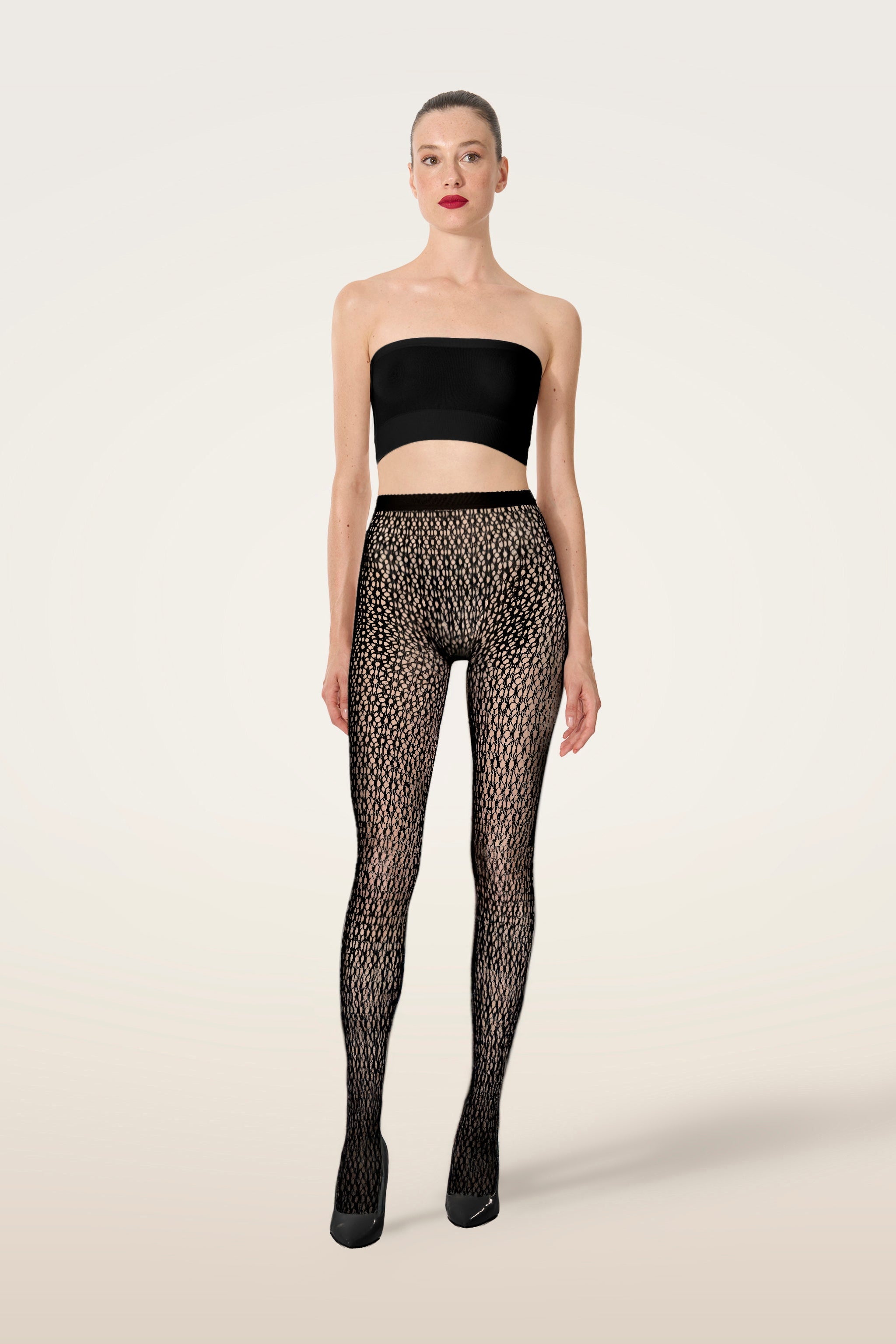 Daisy Net strømpebukser - 7005 black